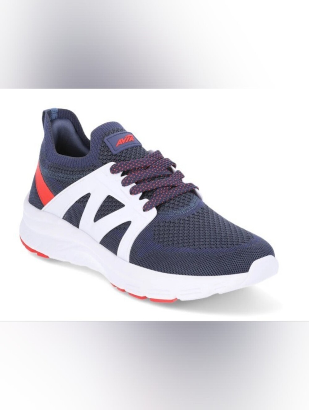Avia Men's Quickflash Running Sneakers Blue w/White Trim  Various Sizes    NWT